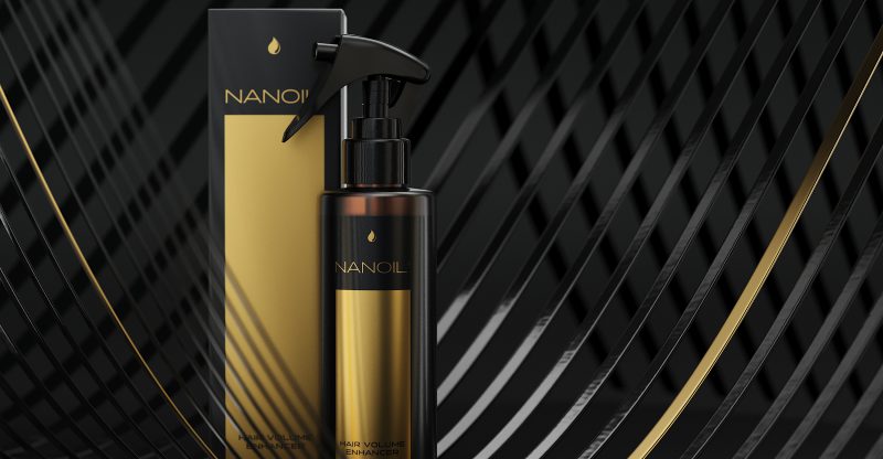 spray pentru păr cu aspect mai voluminos nanoil